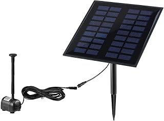 Pompe à eau de fontaine à énergie solaire mecacoz 5w pour jardin extérieur