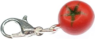 Breloque tomate, légumes, fruits, bijoux faits à la main, collier, pendentif, bracelet à