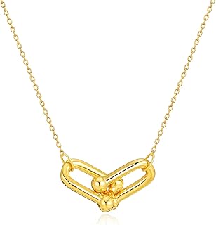 Collier en or mme zia pour femme, pendentif plaqué or 18 carats, chaîne