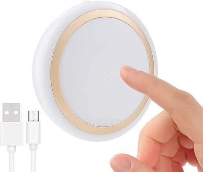 Lampe tactile rechargeable ritsu avec minuterie, veilleuse à intensité variable pour chambre d'enfant