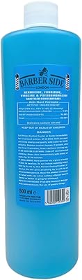 Solution désinfectante barberside london pour pots barbicides, solution germicide, médical et sportif, 500