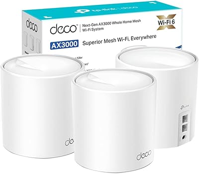 Tp-link deco x60 ax3000 mesh système wi-fi 6 pour toute la maison couverture