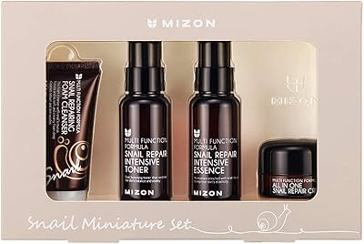 Coffret de soins maison snail mini mousse nettoyante d'escargot tonique