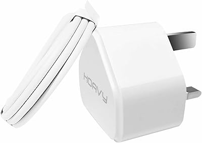 Chargeur hoavy 20w compatible pour iphone et ipad chargeur rapide 20w pd blanc