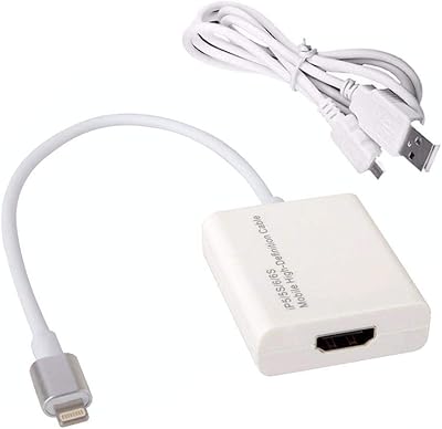 Adaptateur de connexion hdmi de l'iphone 5s, 6, 6s, 7 plus se ipad air mini pour afficher les appareils et les écrans. Le discount haut de gamme, c'est possible avec Diaytar