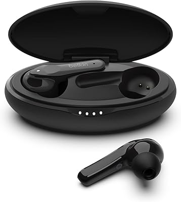 Écouteurs sans fil belkin soundform move plus (écouteurs bluetooth avec étui de chargement sans fil, certifiés tactiles, basses profondes pour iphone, android et plus). Votre shopping simplifié de A à Z avec Diaytar