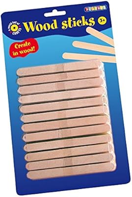Playbox bâtons en bois pbx2470015 2470015, lot de 96 pièces, multicolore