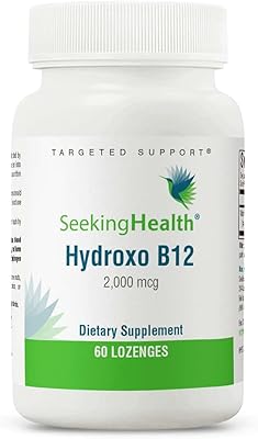 Comprimés seeking health hydroxob12, 2000 mcg de vitamine b12 sans méthyle, soutient