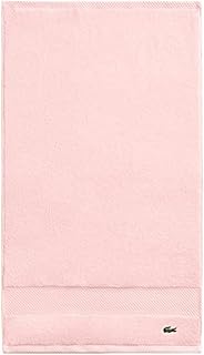 Serviette à main en coton supima lacoste heritage, rose clair, taille 16" x