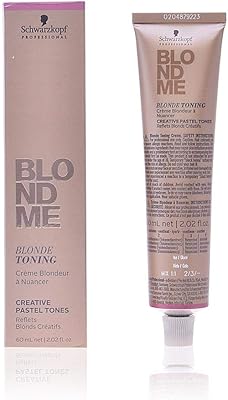 Traitement capillaire glacé tonifiant professionnel blonde blonde de schwarzkopf, 60 ml