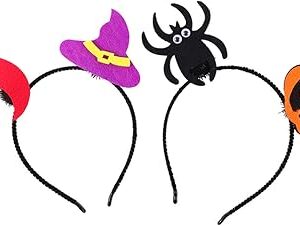 2 pièces bandeau de sorcière citrouille d'halloween, chapeau d'araignée, cerceau pour cheveux pour fête de cosplay d'halloween. Un océan de bonnes affaires sur Diaytar Sénégal