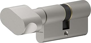 Asa abloy - serrure à cylindre cy100 - poignée européenne avec fonction anti-claquement