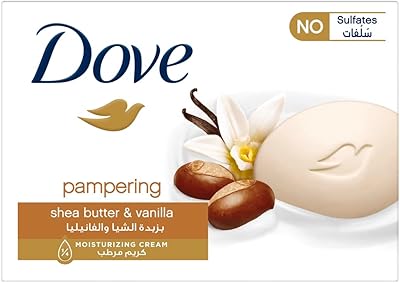 Barre de crème de beauté au beurre de karité dove purely pampering, 125