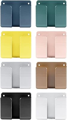 Himoblu 8 pièces support de chargeur de téléphone portable adhésif mural support