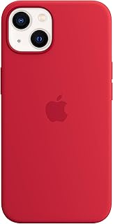 Coque de protection en silicone apple avec technologie magsafe (iphone 13) - rouge