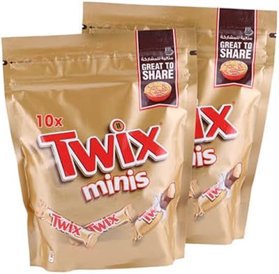 Pack chocolat twix minis 200 g, 0,4 kg 2,0 pièces, 1