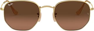 Lunettes de soleil à verres plats hexagonaux rb3548n