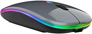 Souris sans fil rechargeable asian trends portable fine double mode avec lumière
