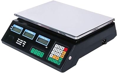Balance électronique numérique en acier inoxydable avec écran lcd double face pour afficher