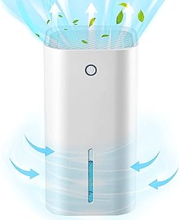Déshumidificateur électrique silencieux de 30 oz (850 ml), mode veille, déshumidificateur portable compact