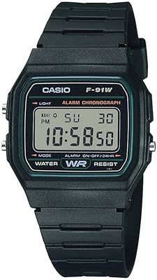 Montre à quartz casio pour homme avec affichage numérique et bracelet en caoutchouc