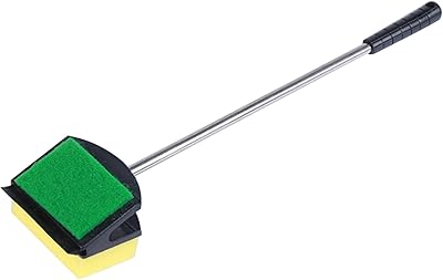 Brosse de nettoyage d'aquarium 3 en 1 team avec manche long et éponge