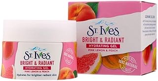 Crème hydratante pour le visage bright & radiant de st. ives, citron rose