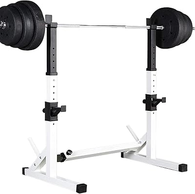 Support de squat réglable robuste zerteler pour les meilleurs entraînements dans votre maison
