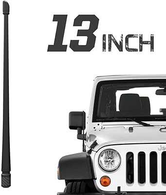 Antenne seo compatible avec jeep wrangler jk jku jl jlu rubicon sahara (2007-2022)