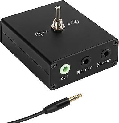 Adaptateur audio 3,5 mm, boîtier répartiteur audio 2 ports