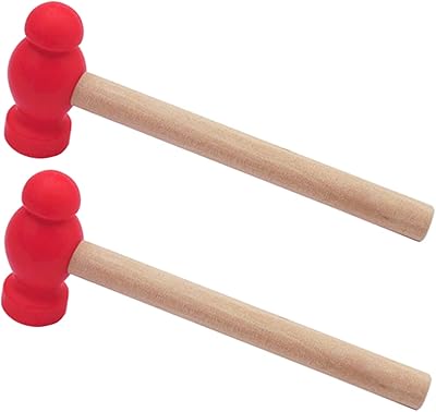Safigle 2 pièces marteau en bois enfants jouets de sport mini pour enfant