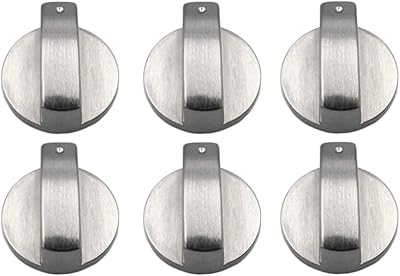 6 boutons de cuisinière bouton de cuisinière à gaz commande gaz en métal