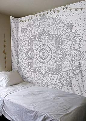 Bliss international couvre-lit mural traditionnel indien mandala hippie couvre-lit bohème en coton
