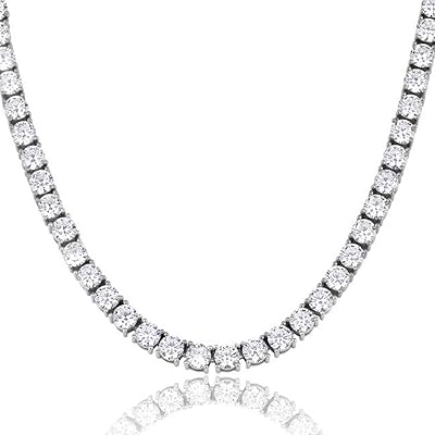 Collier de tennis pour femmes, chaîne de tennis pour hommes, chaîne en faux