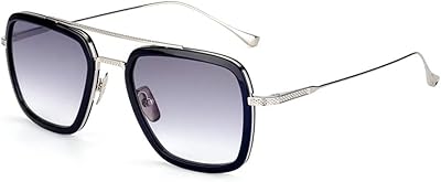 Lunettes de soleil spider-man, monture carrée vintage en métal pour hommes femmes, lunettes