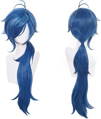 Perruque synthétique longue de cosplay l shabrox kaya avec bonnet de perruque gratuit