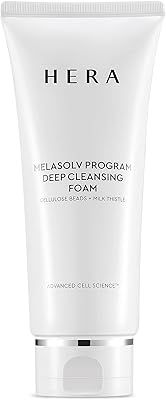 Nettoyant moussant pour le visage hera mousse nettoyante en profondeur professionnelle aux perles