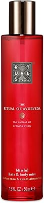 Rituals ayurvedic ritual hair & body mist, 50 ml à l'huile de rose indienne et d'amande douce apaisantes et nourrissantes. L'univers du discount accessible 24/7 sur Diaytar Sénégal