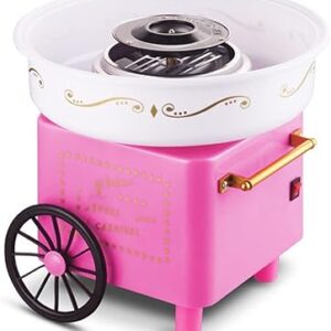 Machine de fabrication de guimauve à roues pour enfants, machine à barbe à papa électrique, machine à barbe à papa pour la maison, fête d'anniversaire, cadeau de noël en famille. Diaytar : Où vos envies rencontrent votre budget