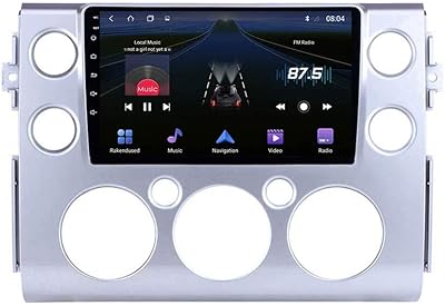 Autoradio android 9.0 pour toyota fj cruiser 2007-2018 navigation gps 9 pouces hd