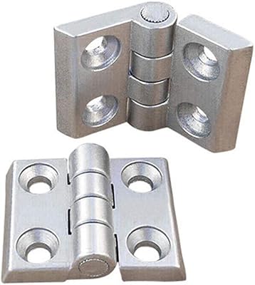 Charnières en aluminium adaptées au cadre profilé en aluminium extrudé de la série