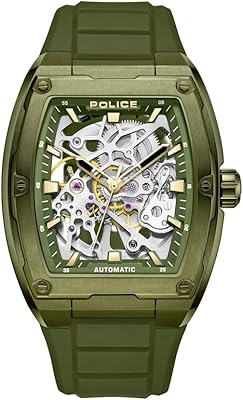 Montre pour homme skelator avec cadran olive et bracelet en silicone. Diaytar : Votre shopping, nos meilleurs prix