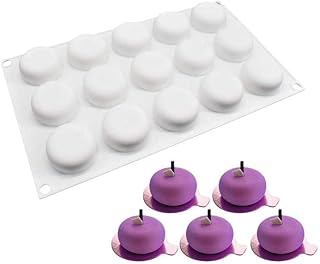 Moule à mousse moules dessert en silicone likdon moule rond hémisphérique pour gâteau
