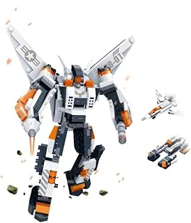 Ensemble de blocs de construction de robot mech 2 banbao 3 en 1