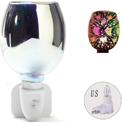 Veilleuse led 3d avec prise électrique, lampe galaxie à huile fondue, cadeau