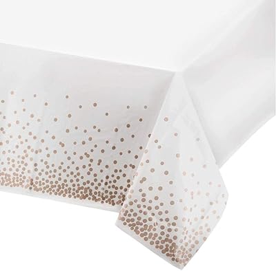 Housses de table de fête jetables, nappes en plastique pour tables rectangulaires