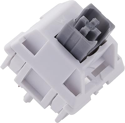 Clavier mécanique meletrix ws grey touch, touches lubrifiées (35 pièces)