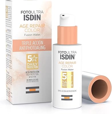 Isdin fotoultra age repair color fusion water spf 50 - écran solaire teinté