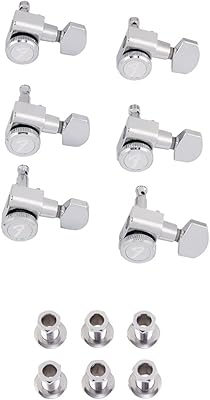 Kit de réglage fender stratocaster/telecaster 990818100, chromé, 4,5" x 1,7" x 10"