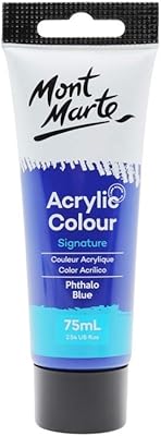 Couleur acrylique 75 ml bleu phthalo